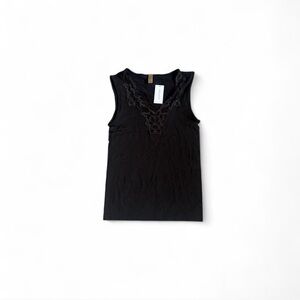 Banana Republic Brown Lace Trim Tank Top